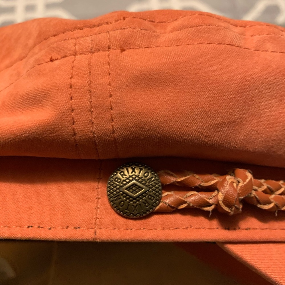 Brixton Ashland Fisherman Cap. SZ S(7)=22”. Coral - Picture 3 of 4